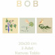Bob 3'Lü Çocuk Odası Kanvas Tablo