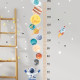 Gezegenler Boy Ölçer Çocuk Odası Duvar Sticker