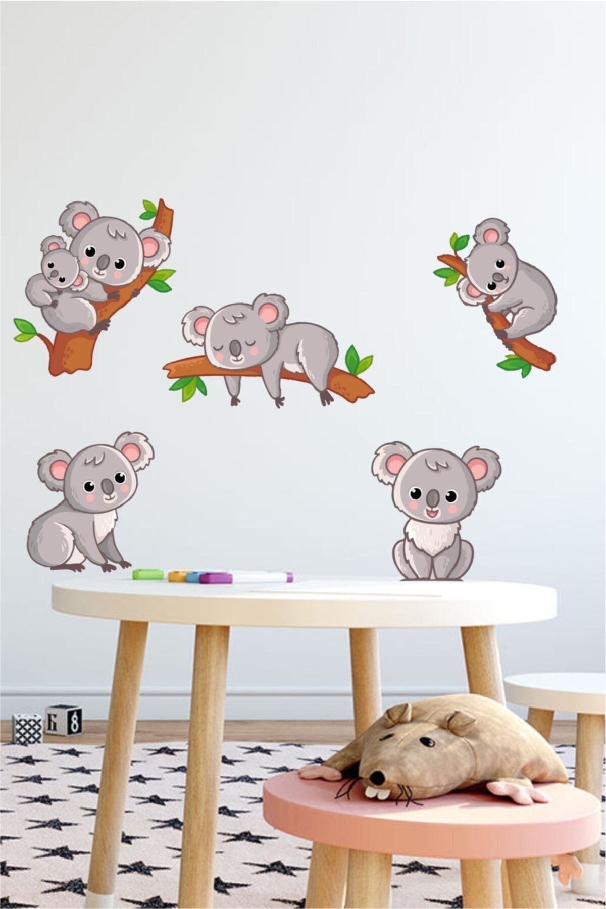 Mini Koalalar Çocuk Odası Duvar Stickerı