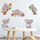 Mini Koalalar Çocuk Odası Duvar Stickerı