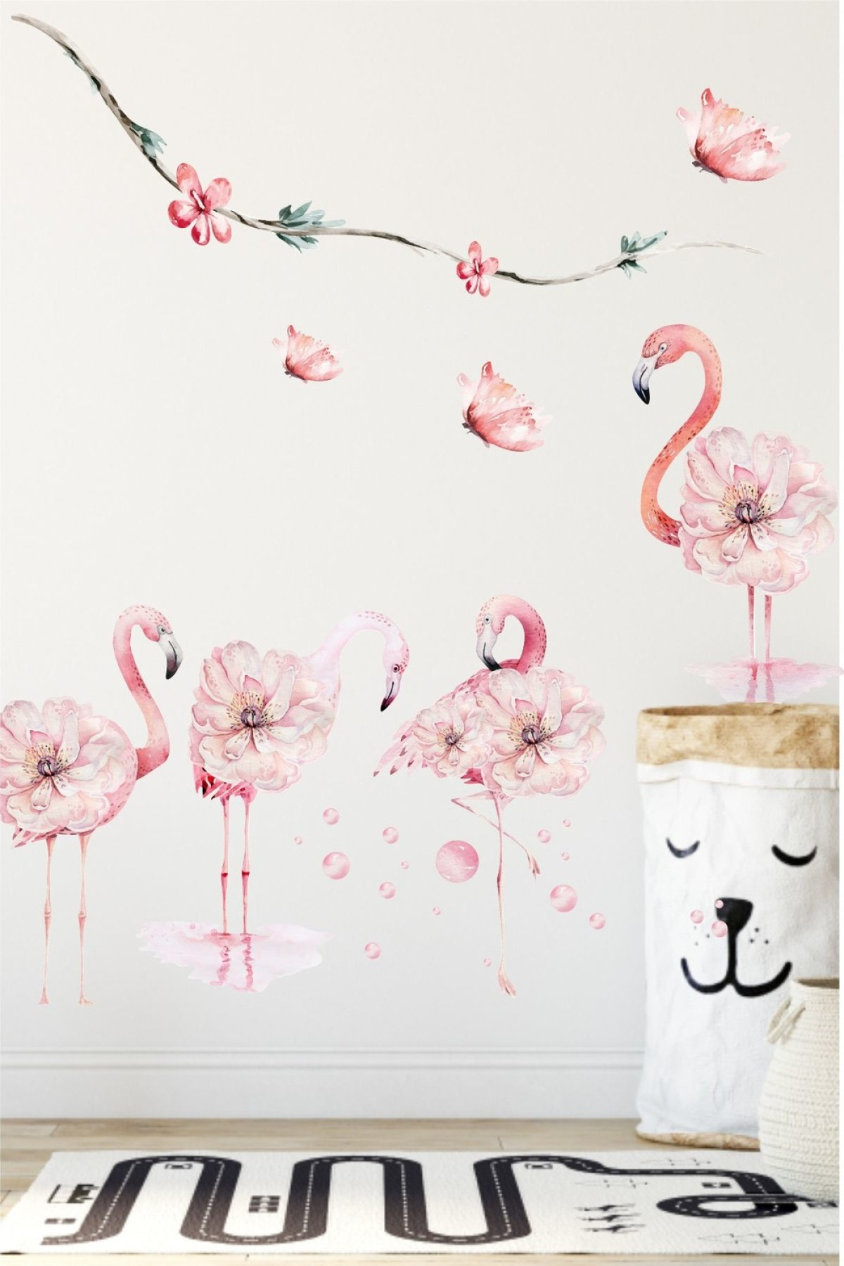 Flamingolar Duvar Sticker