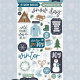 Kış Masalı Etiketleri, Winter Sticker
