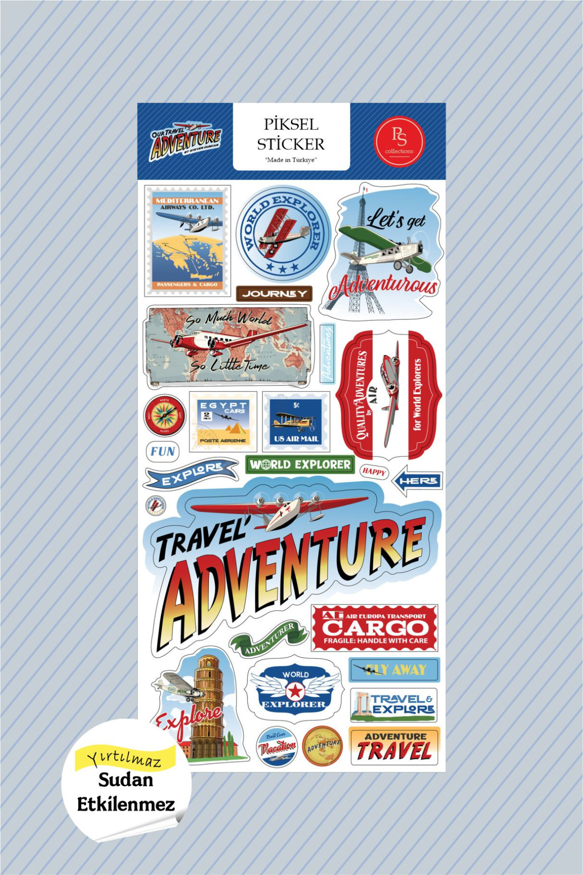 Advanture Travel Sticker, Gezi Etiketleri 1
