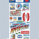 Advanture Travel Sticker, Gezi Etiketleri 1