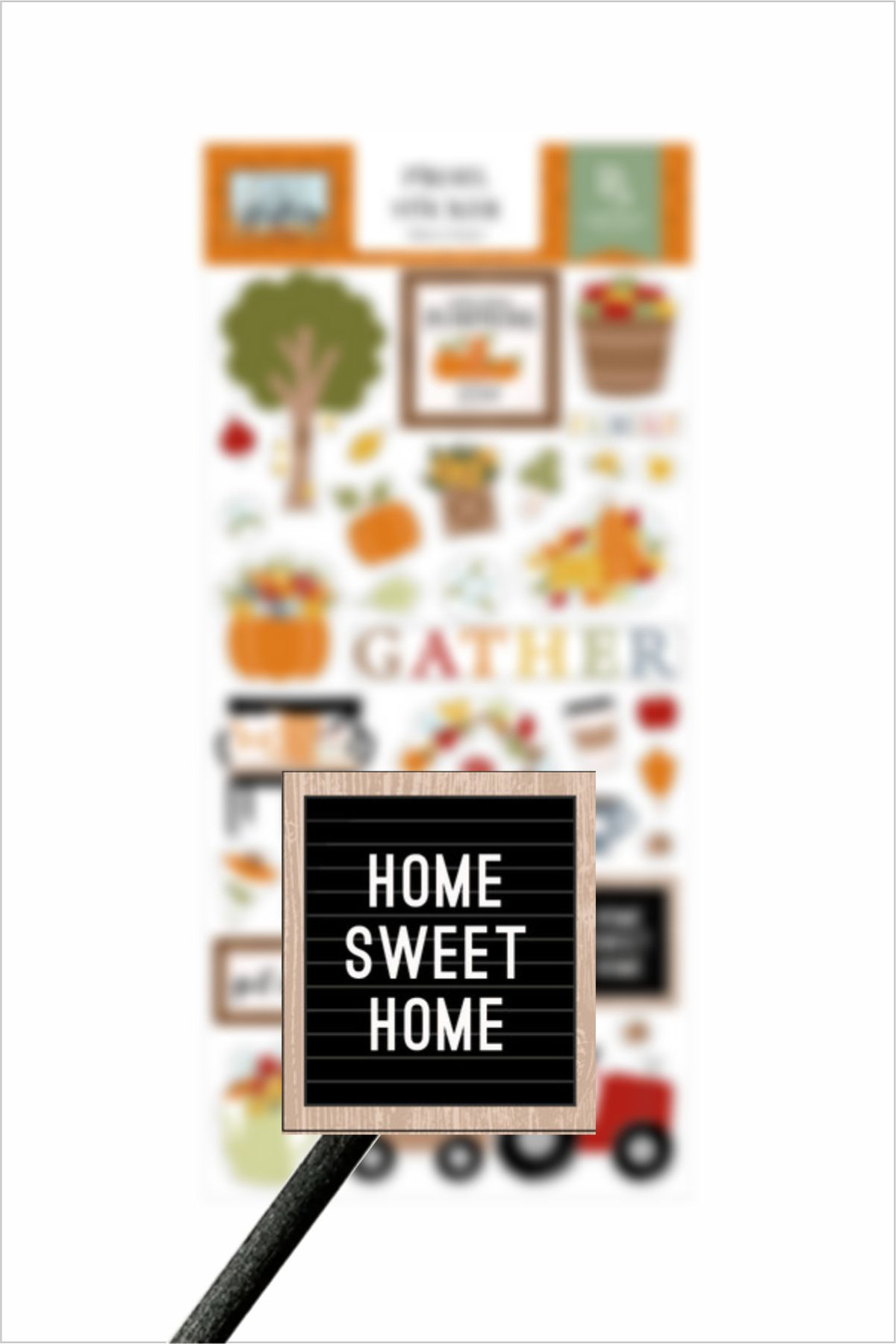 Sonbahar Etiketleri, Home Sweet Home Sticker