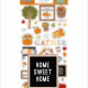 Sonbahar Etiketleri, Home Sweet Home Sticker