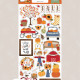 Sonbahar Etiketleri, Love Autumn Sticker