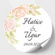 Nişan Etiketi Söz Etiketi Kına Etiketi Bride Sticker 3,5 cm 70 adet - Rose Design