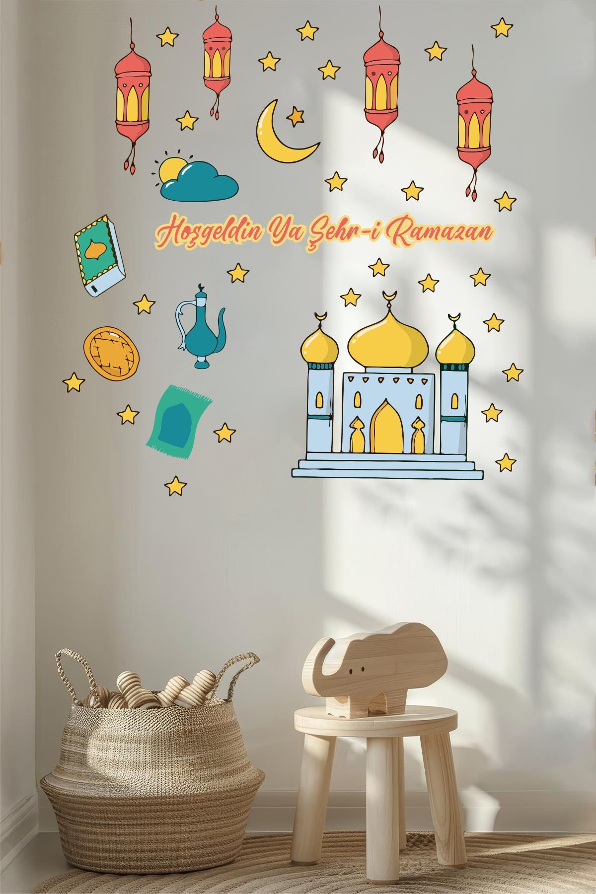 Ramazan Ayı Özel Duvar & Cam Sticker Seti