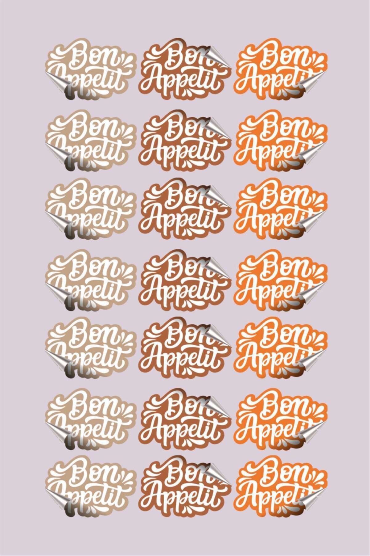Bon Apptetit Sticker 63 Adet