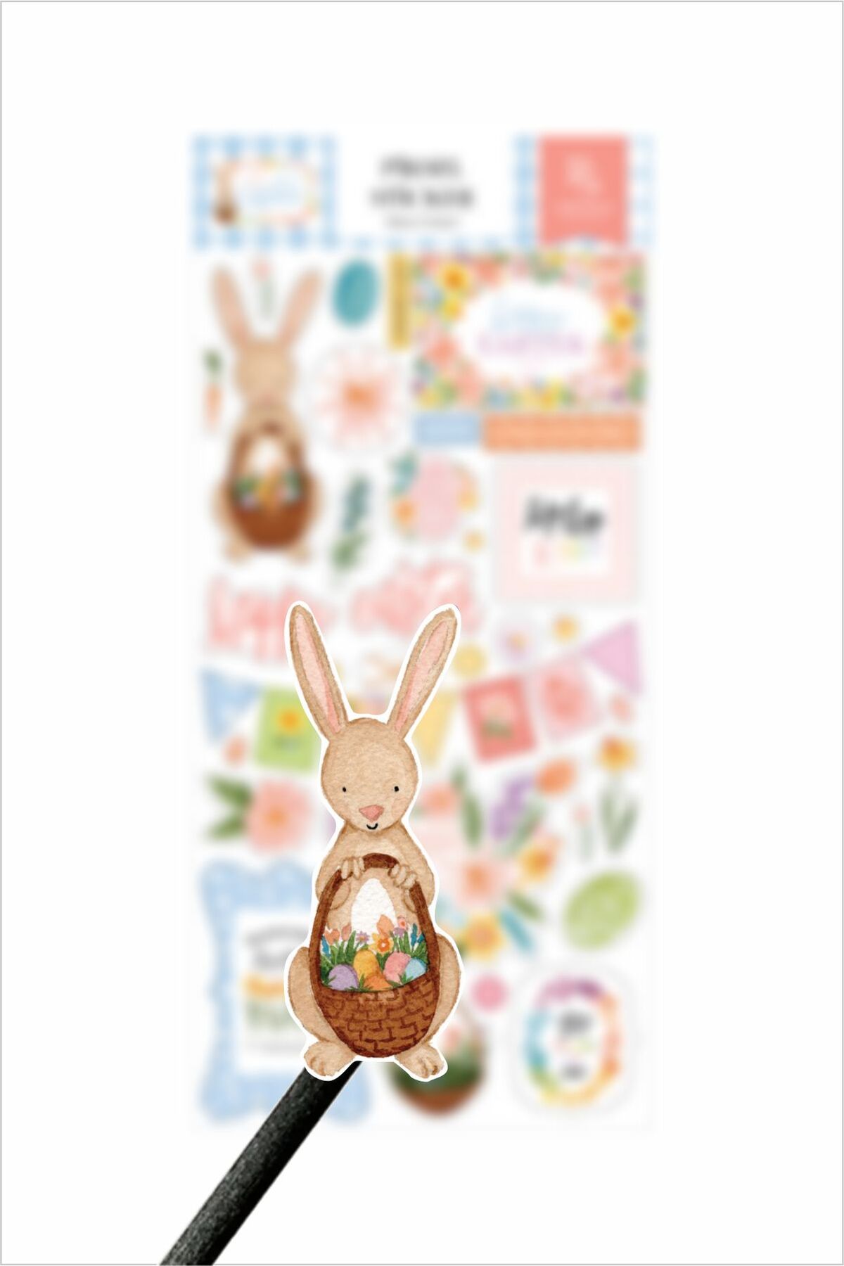 Flower Baby Sticker, Çiçekli Bebek Sticker