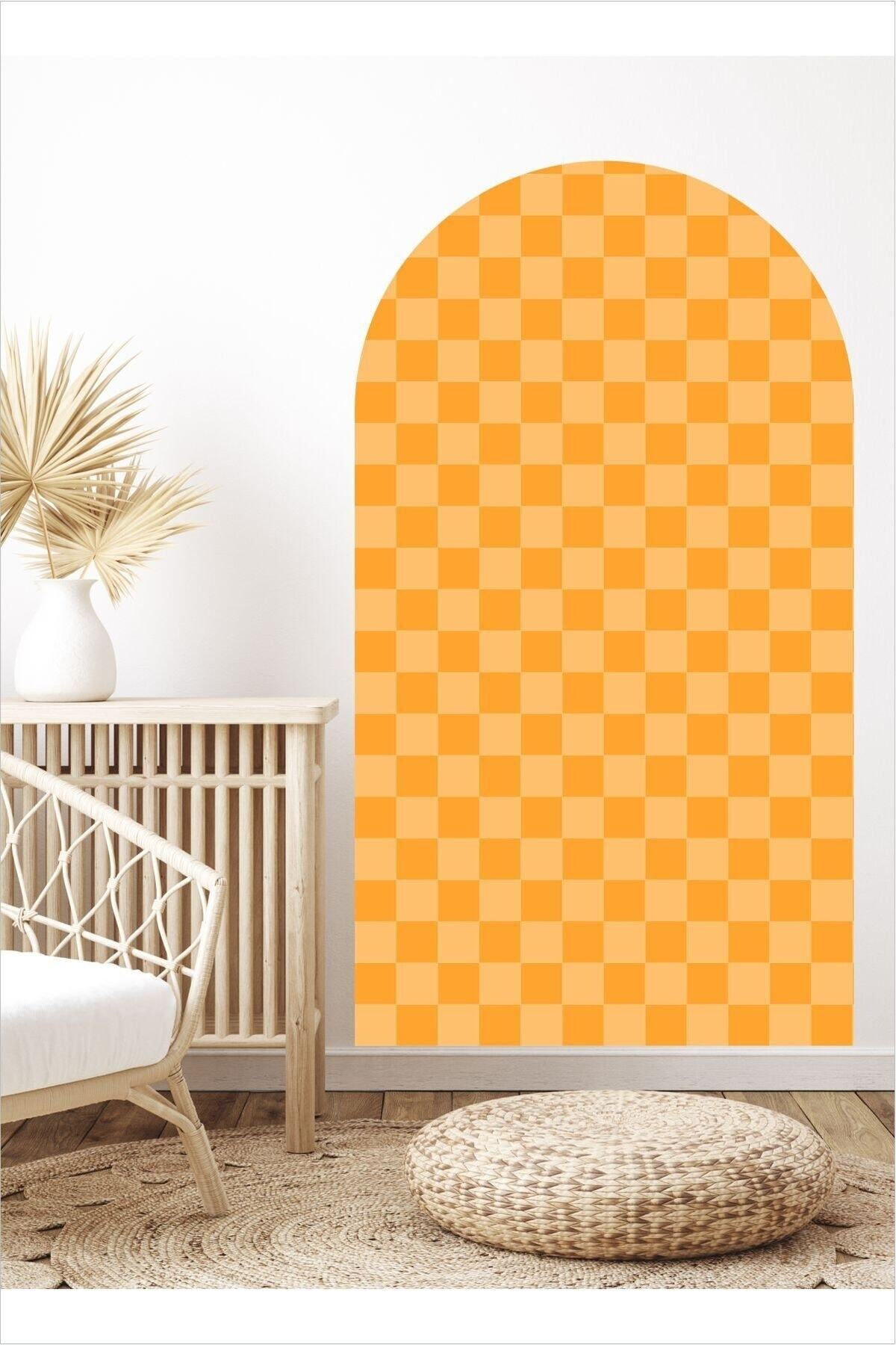 Mozaik Desen Bohem Oval Duvar Sticker