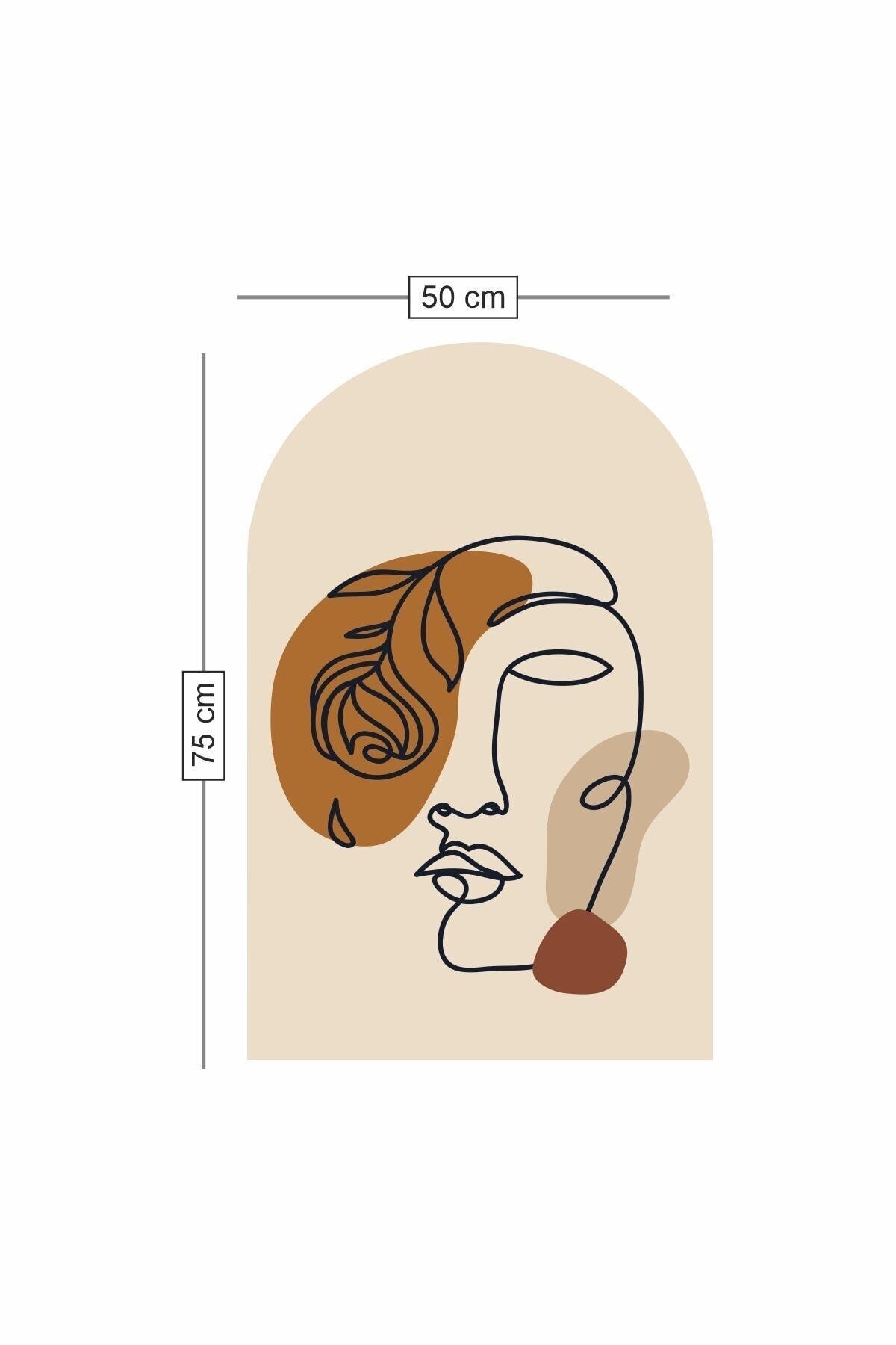 Soyutsal Bohem Duvar Sticker