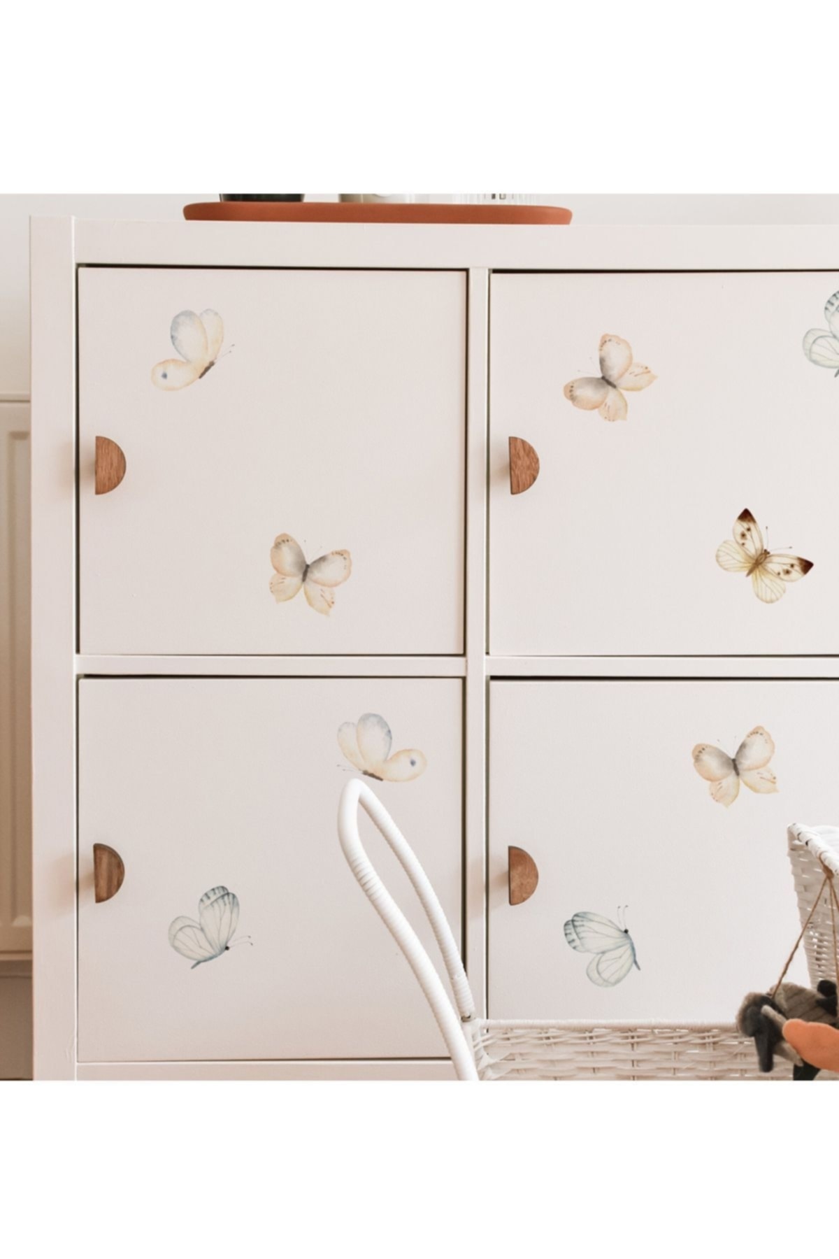 Pastel Kelebekler Çocuk Odası Duvar Sticker