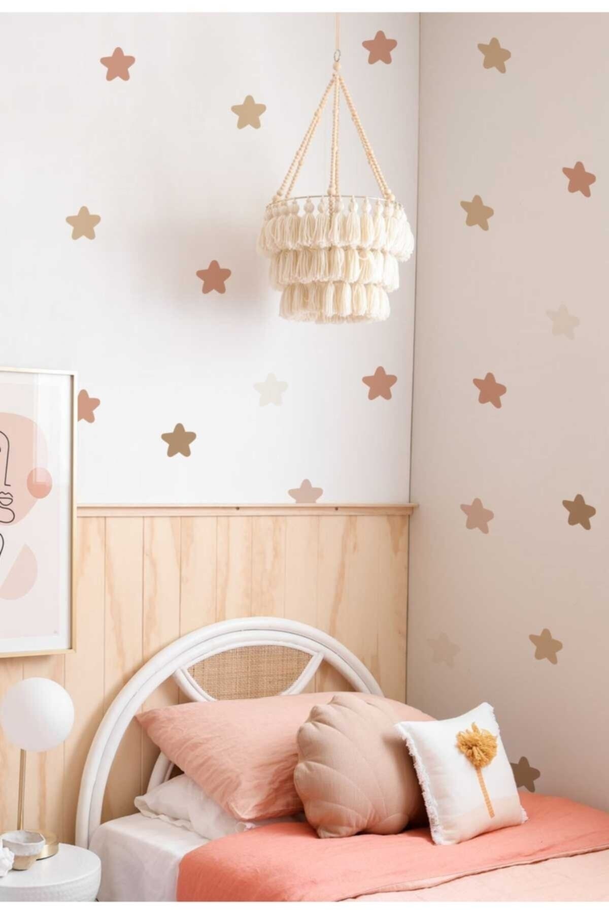 Boho Yıldızlar Çocuk Odası Duvar Sticker