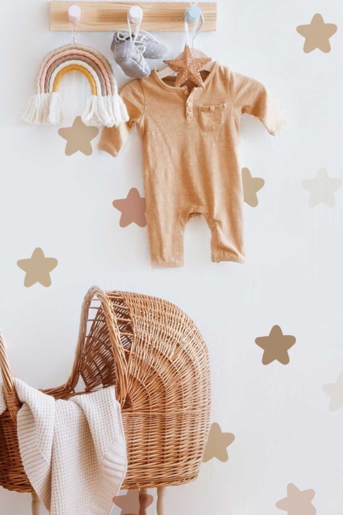 Boho Yıldızlar Çocuk Odası Duvar Sticker