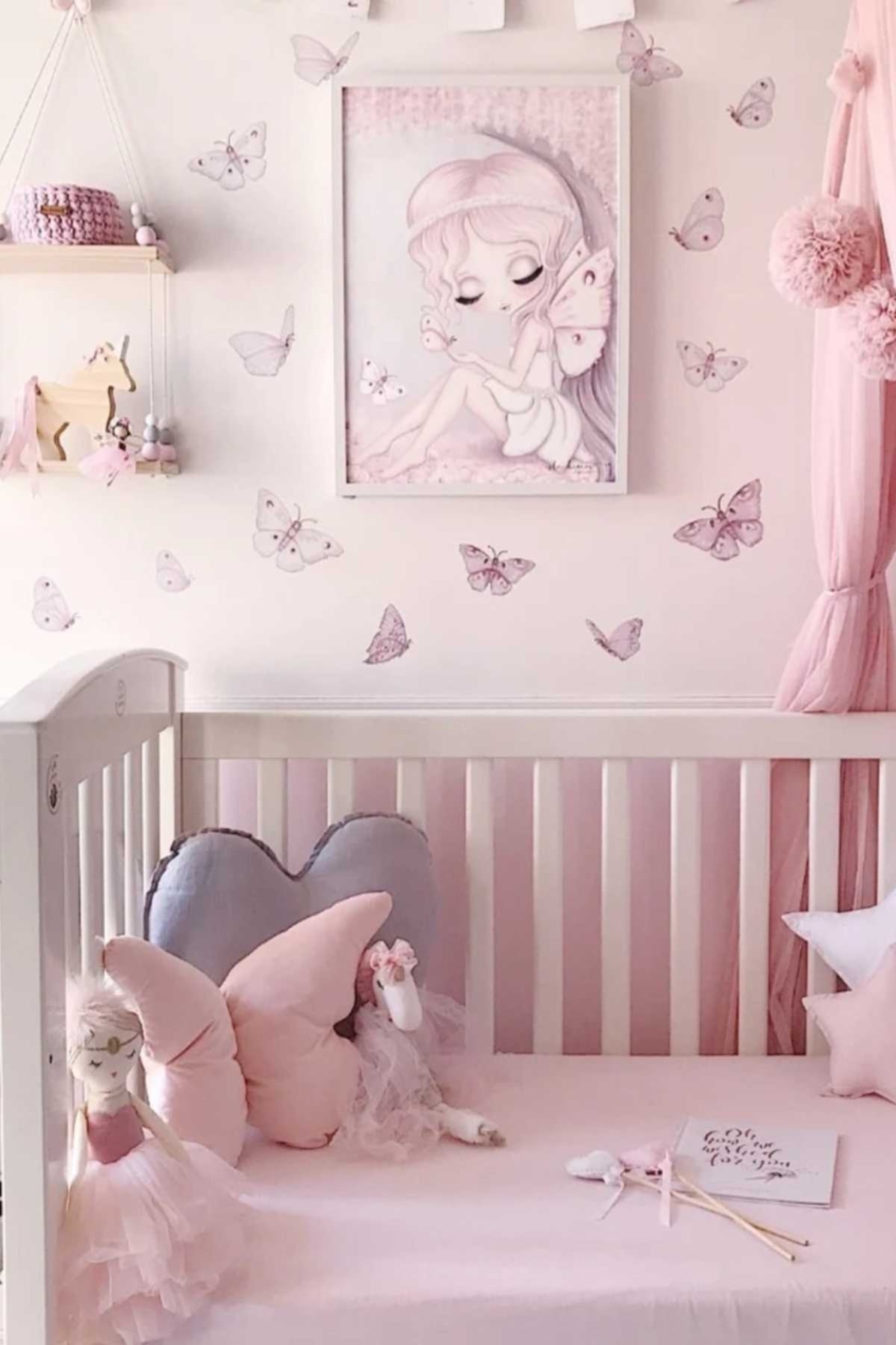 Kelebek Çocuk Odası Duvar Stickerı