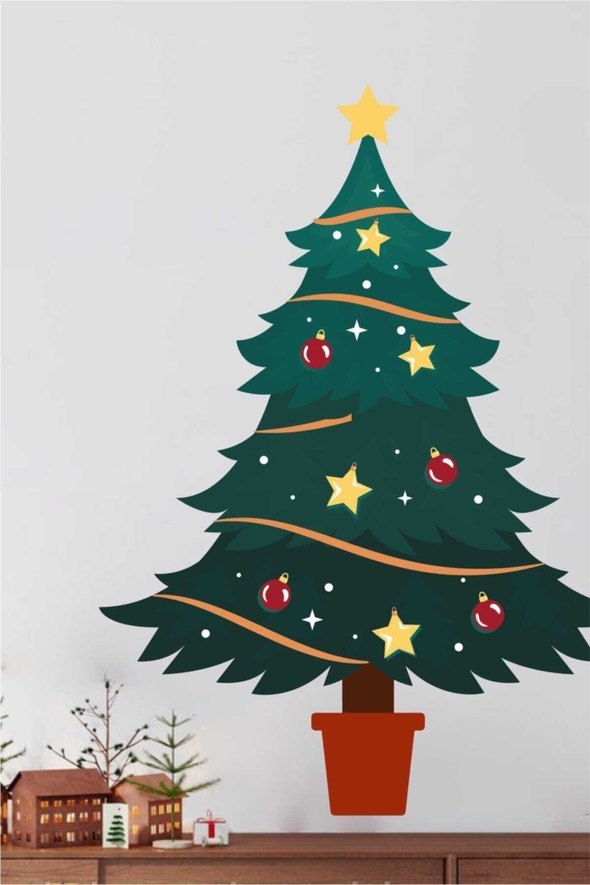 Noel Yılbaşı Ağacı Sticker