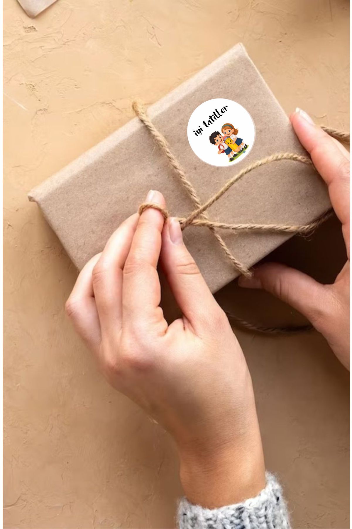 İyi Tatiller Çocuklar ve Kalem Temalı Sticker 24 Adet, Öğretmen Etiketi Okul Hediye