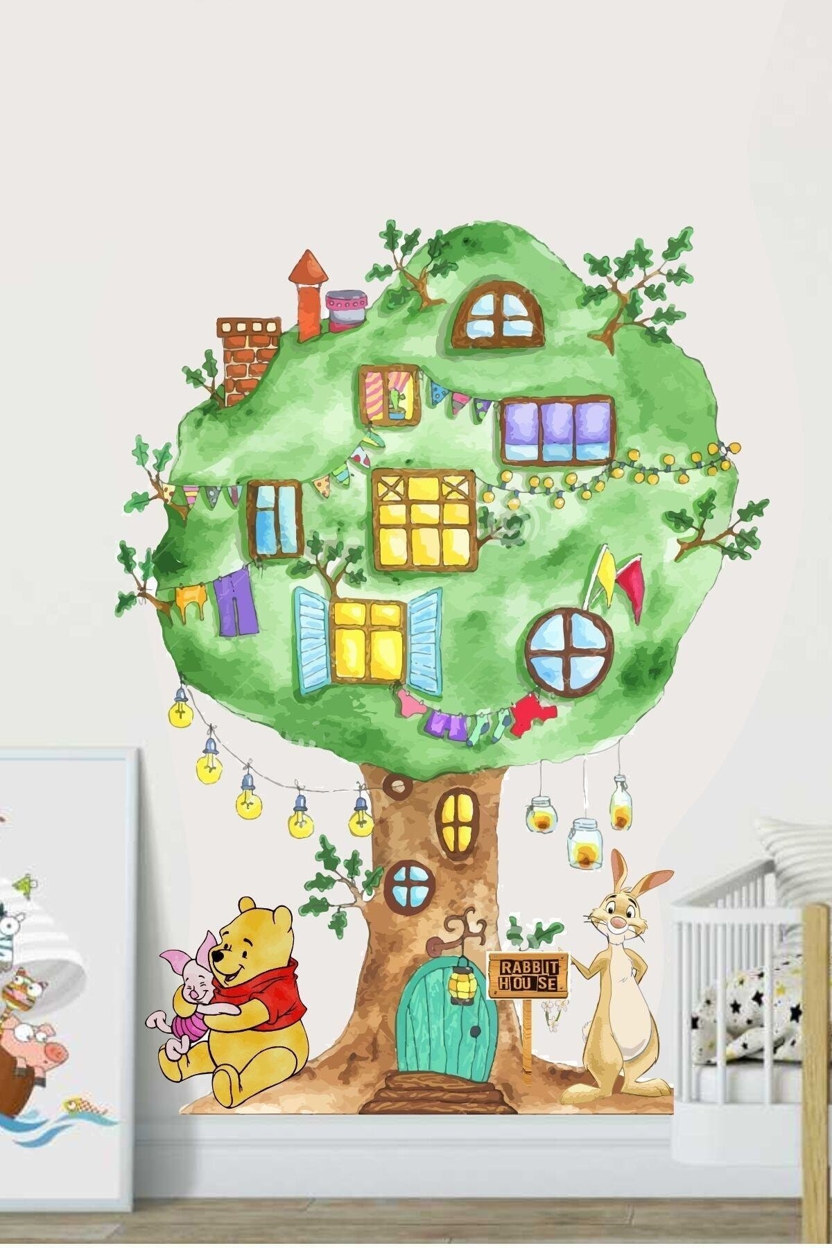 Rabbit House Çocuk Odası Sticker