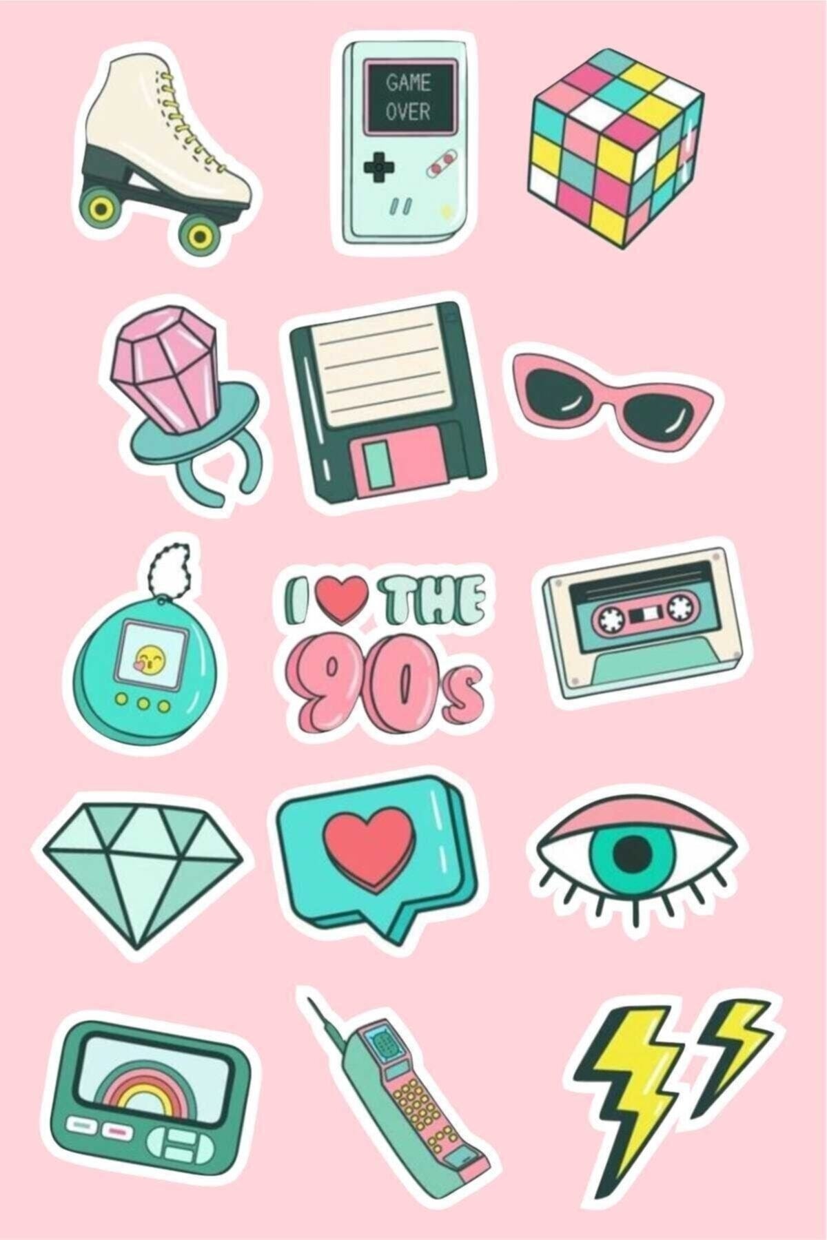 90'lar Sticker