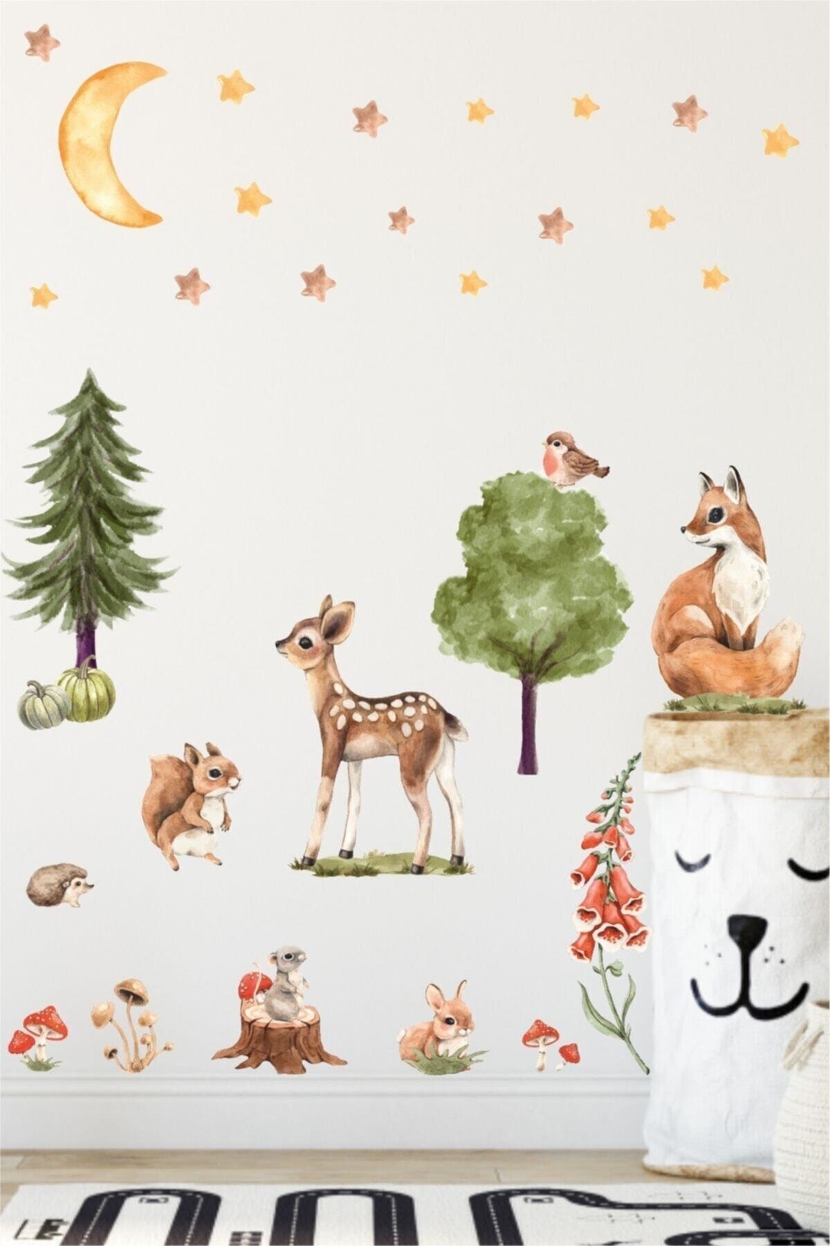 Orman Arkadaşlar Çocuk Odası Sticker